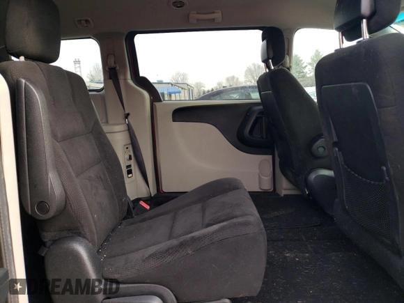 2015 Dodge Grand Caravan SXT with VIN 2C4RDGCG3FR625083, listed as a Copart auction lot 42409455 with 117,217 mi miles and Salvage Title. Bid and sale history available at DreamBid. Image 11.