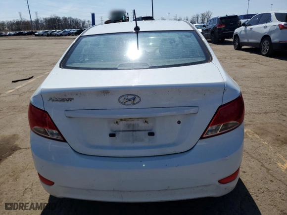 2015 Hyundai Accent GLS with VIN KMHCT4AEXFU883866, listed as a Copart auction lot 54197875 with 160,412 mi miles and Clean Title. Bid and sale history available at carsss.com. Image 6.