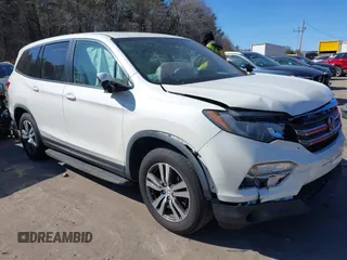 2017 Honda Pilot EX-L z VIN 5FNYF6H72HB042737, wystawiony jako IAAI lot #41660475 z przebiegiem 88 410 mil mil oraz . Historia ofert i sprzedaży dostępna na DreamBid. Obrazek 1.