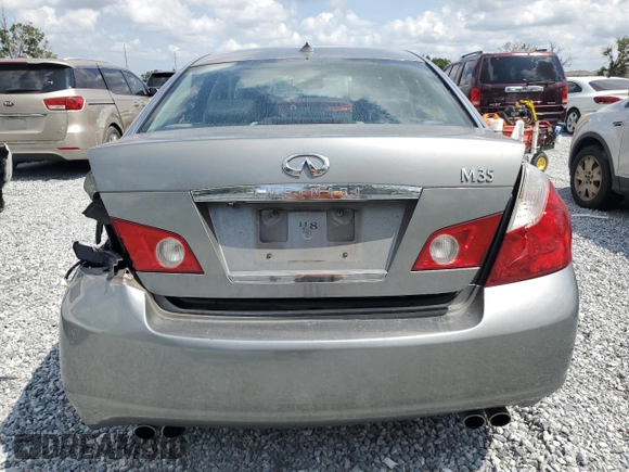 2007 Infiniti M Sport with VIN JNKAY01E37M309888, listed as a Copart auction lot 55955235 with 136,996 mi miles and Salvage title. Bid and sale history available at DreamBid. Image 6.