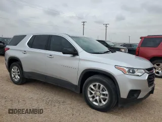 2021 Chevrolet Traverse LS with VIN 1GNERFKW0MJ271177, listed as a Copart auction lot 63536654 with 42,452 mi miles and Clean Title. Bid and sale history available at carsss.com. Image 4.