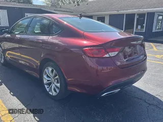 2015 Chrysler 200 S with VIN 1C3CCCBG4FN727223, listed as a Copart auction lot 54967785 with 90,451 mi miles and Clean Title. Bid and sale history available at carsss.com. Image 3.