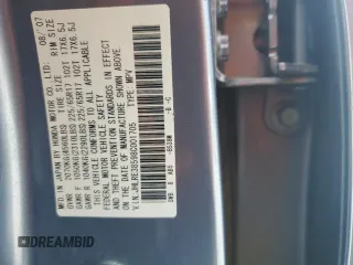 2008 Honda CR-V EX z VIN JHLRE38598C001705, wystawiony jako Copart lot #56951225 z przebiegiem Nie podano mil oraz Szkoda całkowita • Salvage title. Historia ofert i sprzedaży dostępna na DreamBid. Obrazek 13.