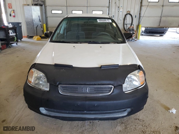 1998 Honda Civic DX with VIN 2HGEJ662XWH553744, listed as a Copart auction lot 48888615 with 233,936 mi miles and Salvage Title. Bid and sale history available at carsss.com. Image 5.