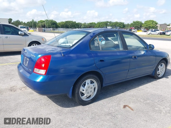 2003 Hyundai Elantra GLS z VIN KMHDN45D53U476937, wystawiony jako IAAI lot #42286976 z przebiegiem Nie podano mil oraz . Historia ofert i sprzedaży dostępna na DreamBid. Obrazek 4.
