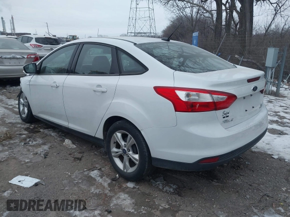 2013 Ford Focus SE with VIN 1FADP3F29DL343536, listed as a IAAI auction lot 41396247 with 185,737 mi miles. Bid and sale history available at carsss.com. Image 3.