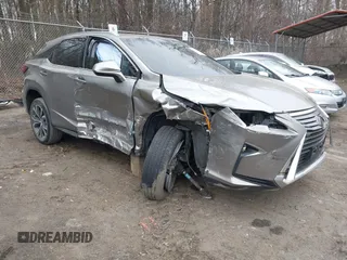 2019 Lexus RX with VIN 2T2BZMCA0KC184967, listed as a IAAI auction lot 41614592 with 35,860 mi miles. Bid and sale history available at carsss.com. Image 1.