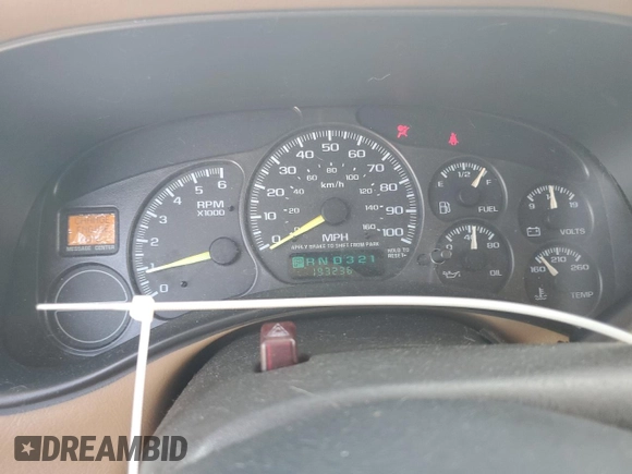 2000 Chevrolet Suburban LT with VIN 3GNFK16T3YG122555, listed as a Copart auction lot 76624964 with 193,236 mi miles and Non Repairable. Bid and sale history available at carsss.com. Image 9.