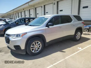 2020 Chevrolet Traverse LS with VIN 1GNERFKW6LJ142780, listed as a Copart auction lot 54752435 with 66,140 mi miles and Salvage title. Bid and sale history available at DreamBid. Image 1.