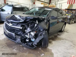 2020 Chevrolet Equinox LT with VIN 2GNAXJEV8L6194905, listed as a Copart auction lot 44890635 with 92,252 mi miles and Salvage Title. Bid and sale history available at carsss.com. Image 1.