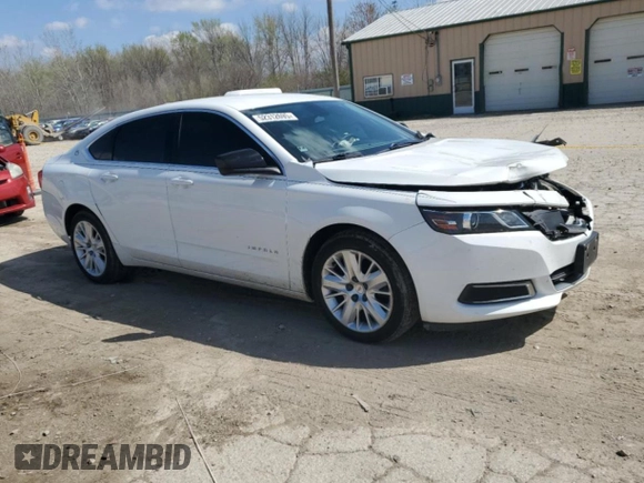 2016 Chevrolet Impala LS with VIN 2G11X5SA8G9125825, listed as a Copart auction lot 52312695 with 78,719 mi miles and Salvage title. Bid and sale history available at DreamBid. Image 4.