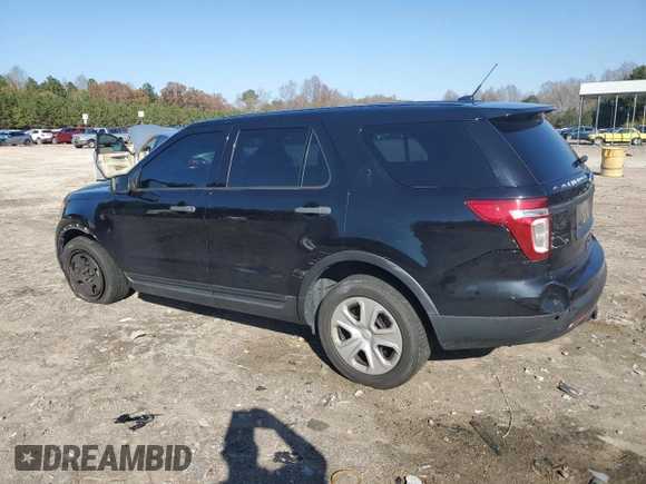 2015 Ford Utility Police Interceptor with VIN 1FM5K8AR1FGB91547, listed as a Copart auction lot 80617764 with 143,476 mi miles and Clean Title. Bid and sale history available at carsss.com. Image 2.