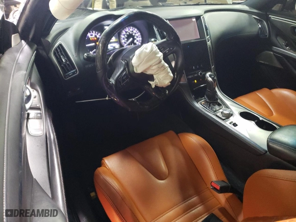 2017 Infiniti Q60 Sport with VIN JN1EV7EL4HM553146, listed as a Copart auction lot 46925965 with 81,136 mi miles and Salvage Title. Bid and sale history available at carsss.com. Image 8.
