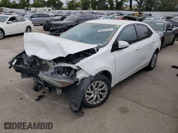 2019 Toyota Corolla L with VIN 5YFBURHE6KP872662, listed as a Copart auction lot 66572744 with 146,425 mi miles and Salvage Title. Bid and sale history available at DreamBid. Image 1.