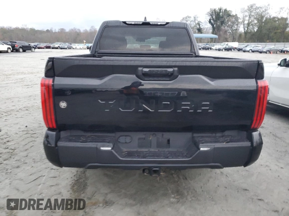 2022 Toyota Tundra 2WD SR with VIN 5TFKB5AB8NX018809, listed as a Copart auction lot 81798534 with 0 mi miles and Non Repairable. Bid and sale history available at carsss.com. Image 6.