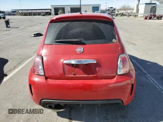 2015 FIAT 500 Turbo with VIN 3C3CFFHH6FT690068, listed as a Copart auction lot 42636185 with 79,249 mi miles and Salvage Title. Bid and sale history available at carsss.com. Image 6.