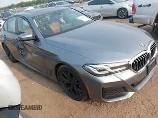 2021 BMW 5 Series 530i xDrive with VIN WBA13BJ03MWX10421, listed as a IAAI auction lot 42409758 with 72,606 mi miles and . Bid and sale history available at DreamBid. Image 1.