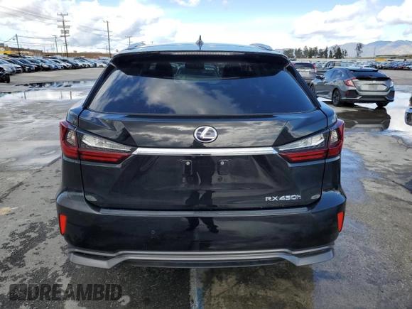 2017 Lexus RX with VIN 2T2BGMCA0HC020407, listed as a Copart auction lot 43097533 with 27,051 mi miles. Bid and sale history available at carsss.com. Image 6.