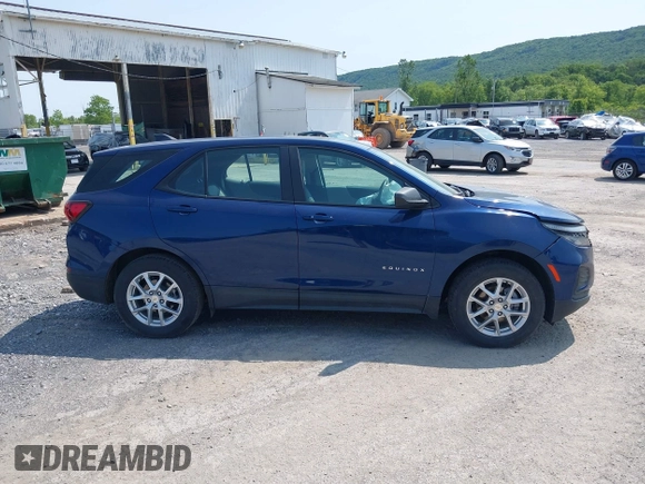 2022 Chevrolet Equinox LS with VIN 3GNAXHEV9NS212647, listed as a IAAI auction lot 42369372 with 31,561 mi miles and . Bid and sale history available at DreamBid. Image 13.