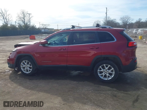 2014 Jeep Cherokee Latitude with VIN 1C4PJLCB1EW208600, listed as a IAAI auction lot 41732264 with 84,718 mi miles. Bid and sale history available at carsss.com. Image 14.