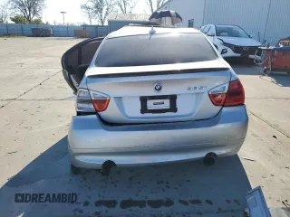 2007 BMW 3 Series 335i with VIN WBAVB73597PA86104, listed as a Copart auction lot 89138165 with 0 mi miles and Salvage Title. Bid and sale history available at carsss.com. Image 6.