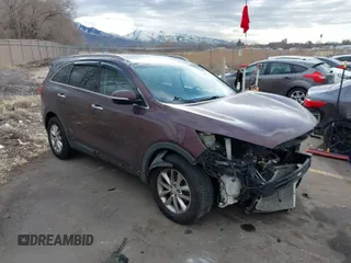 2018 Kia Sorento LX with VIN 5XYPG4A51JG354830, listed as a IAAI auction lot 41507165 with 99,598 mi miles and . Bid and sale history available at DreamBid. Image 1.