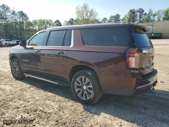 2022 Chevrolet Suburban LT with VIN 1GNSKCKD3NR116646, listed as a Copart auction lot 52483305 with 67,110 mi miles and Salvage Title. Bid and sale history available at carsss.com. Image 2.