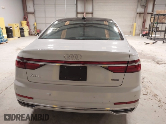 2019 Audi A8 L with VIN WAU8DAF89KN008109, listed as a IAAI auction lot 41636057 with 34,325 mi miles. Bid and sale history available at carsss.com. Image 16.