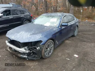 2019 BMW 5 Series 540i xDrive with VIN WBAJE7C51KWW10587, listed as a IAAI auction lot 41838935 with 85,655 mi miles and . Bid and sale history available at carsss.com. Image 2.