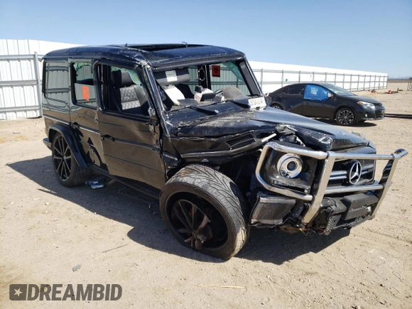 2018 Mercedes-Benz G 63 AMG with VIN WDCYC7DH6JX291237, listed as a Copart auction lot 57343814 with Not provided miles and Salvage title. Bid and sale history available at DreamBid. Image 4.