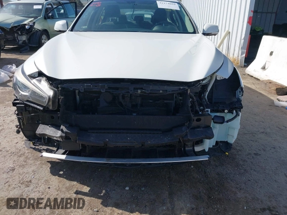 2017 Infiniti Q50 3.0t Premium with VIN JN1EV7AP0HM735273, listed as a IAAI auction lot 41974059 with 82,824 mi miles. Bid and sale history available at carsss.com. Image 6.