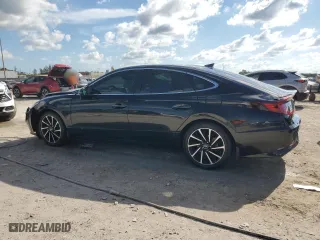 2020 Hyundai Sonata SEL Plus with VIN 5NPEJ4J21LH018430, listed as a Copart auction lot 50980045 with 53,921 mi miles and Non Repairable. Bid and sale history available at carsss.com. Image 2.