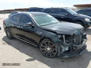 2018 Kia Optima SX with VIN 5XXGV4L26JG195641, listed as a IAAI auction lot 41785922 with 108,648 mi miles. Bid and sale history available at carsss.com. Image 1.