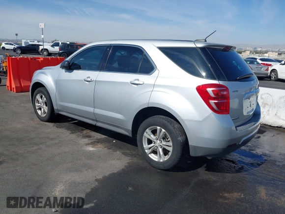 2017 Chevrolet Equinox LS with VIN 2GNALBEK8H1510864, listed as a IAAI auction lot 42167590 with 101,851 mi miles and . Bid and sale history available at carsss.com. Image 3.