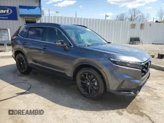 2024 Honda CR-V Sport with VIN 7FARS5H55RE033044, listed as a Copart auction lot 50535615 with 13,221 mi miles and Salvage Title. Bid and sale history available at DreamBid. Image 4.