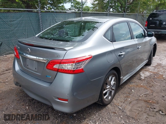 2013 Nissan Sentra SR with VIN 3N1AB7AP3DL645045, listed as a IAAI auction lot 41909539 with 155,220 mi miles and . Bid and sale history available at DreamBid. Image 4.