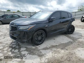 2023 Acura RDX w/A-Spec Package with VIN 5J8TC2H66PL006825, listed as a Copart auction lot 58852025 with 26,109 mi miles and Salvage title. Bid and sale history available at DreamBid. Image 1.