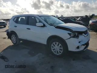 2016 Nissan Rogue S with VIN KNMAT2MT6GP595644, listed as a Copart auction lot 54552665 with 48,004 mi miles and Salvage Title. Bid and sale history available at carsss.com. Image 4.