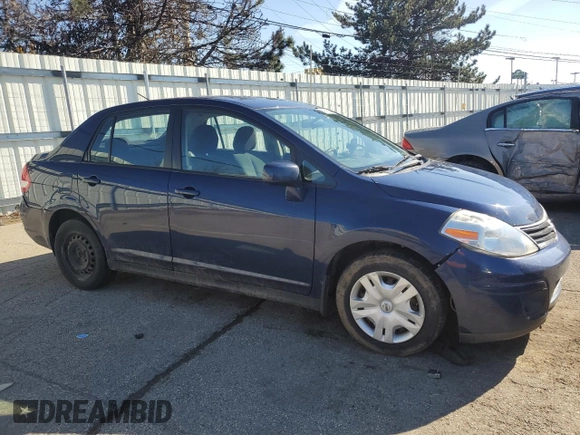 2011 Nissan Versa 1.8 S with VIN 3N1BC1AP3BL411144, listed as a Copart auction lot 46737845 with 176,865 mi miles and Salvage Title. Bid and sale history available at carsss.com. Image 4.