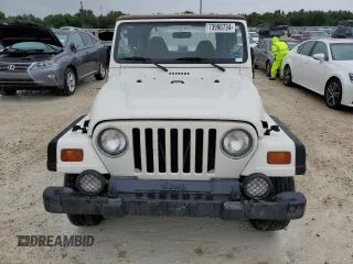 1999 Jeep Wrangler Sport with VIN 1J4FY19S2XP448670, listed as a Copart auction lot 73990734 with 0 mi miles and Non Repairable. Bid and sale history available at carsss.com. Image 5.