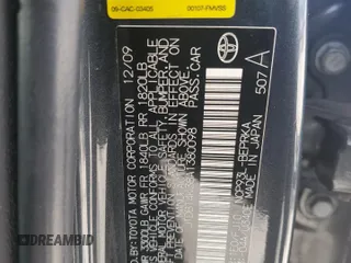 2010 Toyota Yaris с VIN JTDBT4K38A1380098, выставлен на аукционе Copart как лот 58009855 с пробегом 133 349 миль миль и Списание • Salvage title. История ставок и продаж доступна на DreamBid. Изображение 13.