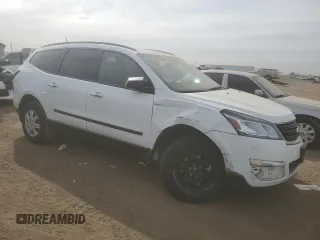 2017 Chevrolet Traverse LS with VIN 1GNKRFED1HJ252706, listed as a Copart auction lot 50633545 with 58,079 mi miles and Salvage Title. Bid and sale history available at carsss.com. Image 4.