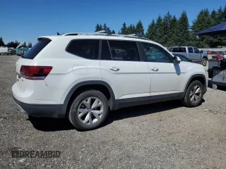 2018 Volkswagen Atlas SE with VIN 1V2CR2CAXJC543664, listed as a Copart auction lot 63707945 with 126,490 mi miles and Salvage title. Bid and sale history available at DreamBid. Image 3.
