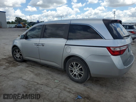 2012 Honda Odyssey EX z VIN 5FNRL5H48CB021249, wystawiony jako Copart lot #55952215 z przebiegiem 146 302 mil mil oraz Szkoda całkowita • Salvage title. Historia ofert i sprzedaży dostępna na DreamBid. Obrazek 2.
