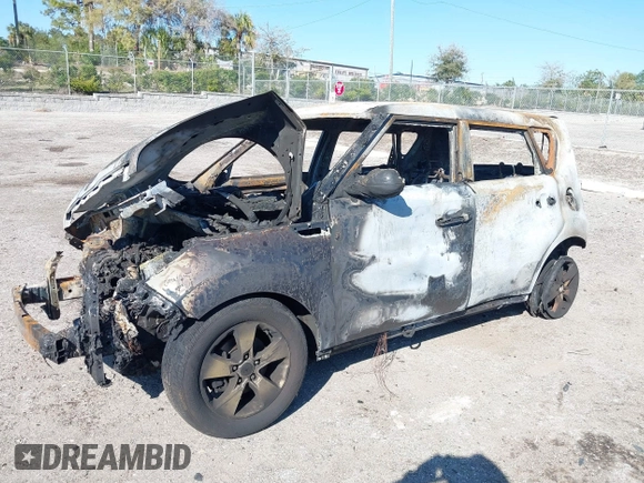 2017 Kia Soul with VIN KNDJN2A26H7488973, listed as a IAAI auction lot 41780537 with 1 mi miles. Bid and sale history available at carsss.com. Image 2.