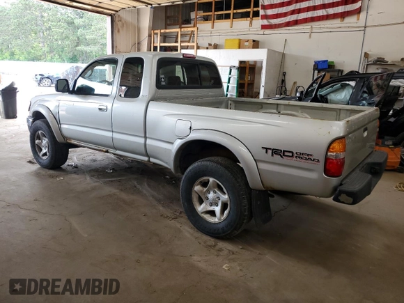 2003 Toyota Tacoma with VIN 5TEWN72N03Z291245, listed as a Copart auction lot 61479755 with 359,047 mi miles and Salvage title. Bid and sale history available at DreamBid. Image 2.