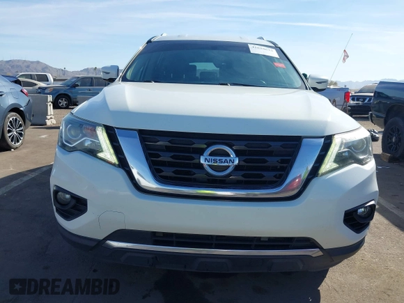 2017 Nissan Pathfinder SV with VIN 5N1DR2MNXHC649092, listed as a IAAI auction lot 41610633 with 185,343 mi miles and . Bid and sale history available at DreamBid. Image 12.