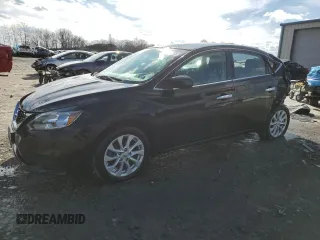 2019 Nissan Sentra SV with VIN 3N1AB7AP5KY438110, listed as a Copart auction lot 50462135 with 47,268 mi miles and Salvage Title. Bid and sale history available at carsss.com. Image 1.