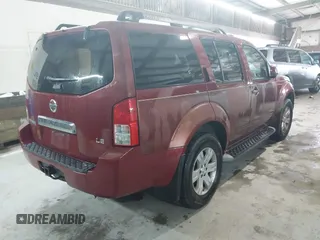 2005 Nissan Pathfinder SE с VIN 5N1AR18W05C747351, выставлен на аукционе IAAI как лот 42384548 с пробегом 138 122 миль миль и . История ставок и продаж доступна на DreamBid. Изображение 4.