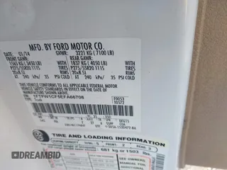 2014 Ford F-150 XL with VIN 1FTFW1CF5EFA66708, listed as a IAAI auction lot 41738400 with 370,307 mi miles and . Bid and sale history available at DreamBid. Image 9.